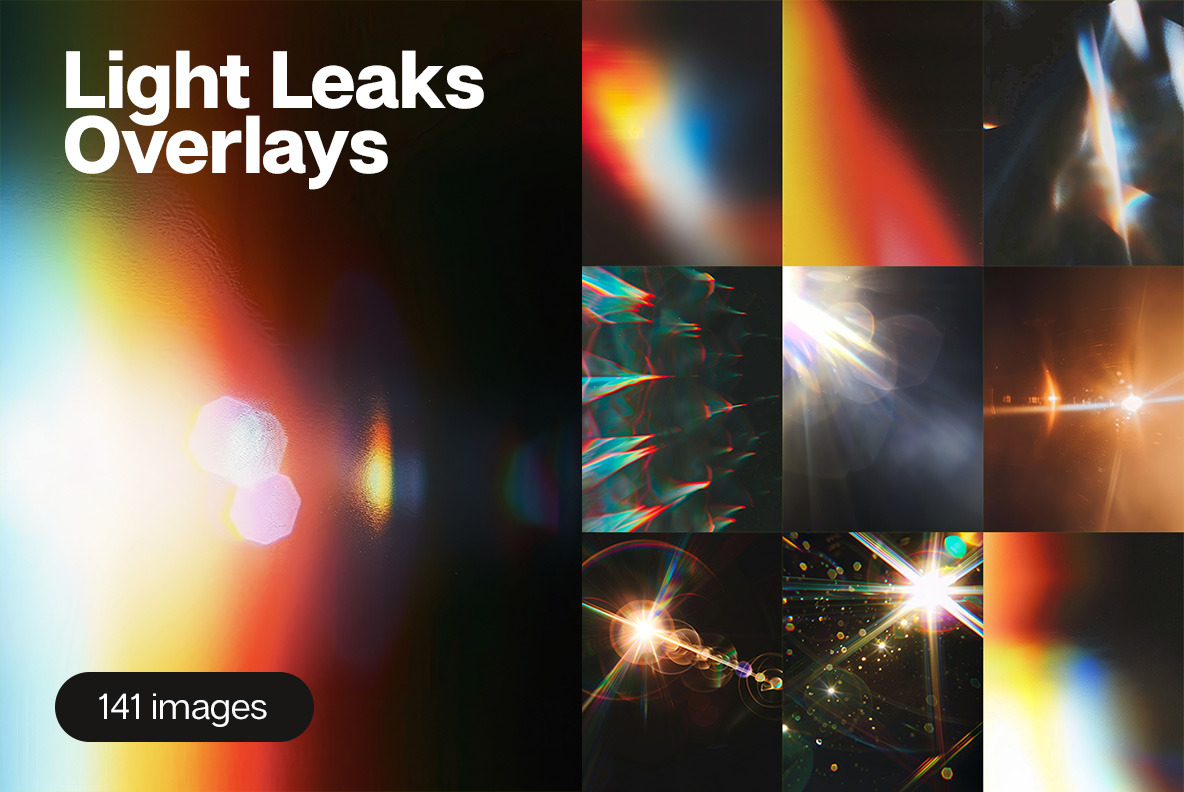 Light Leaks Overlays - 141 images