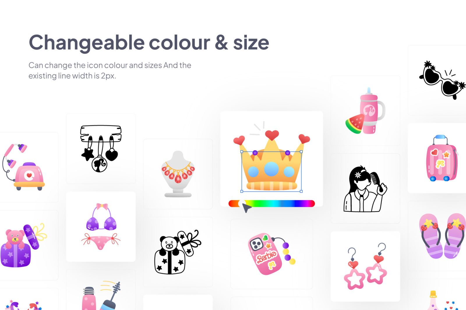 Animated Barbie Icons Animated Barbie Icons