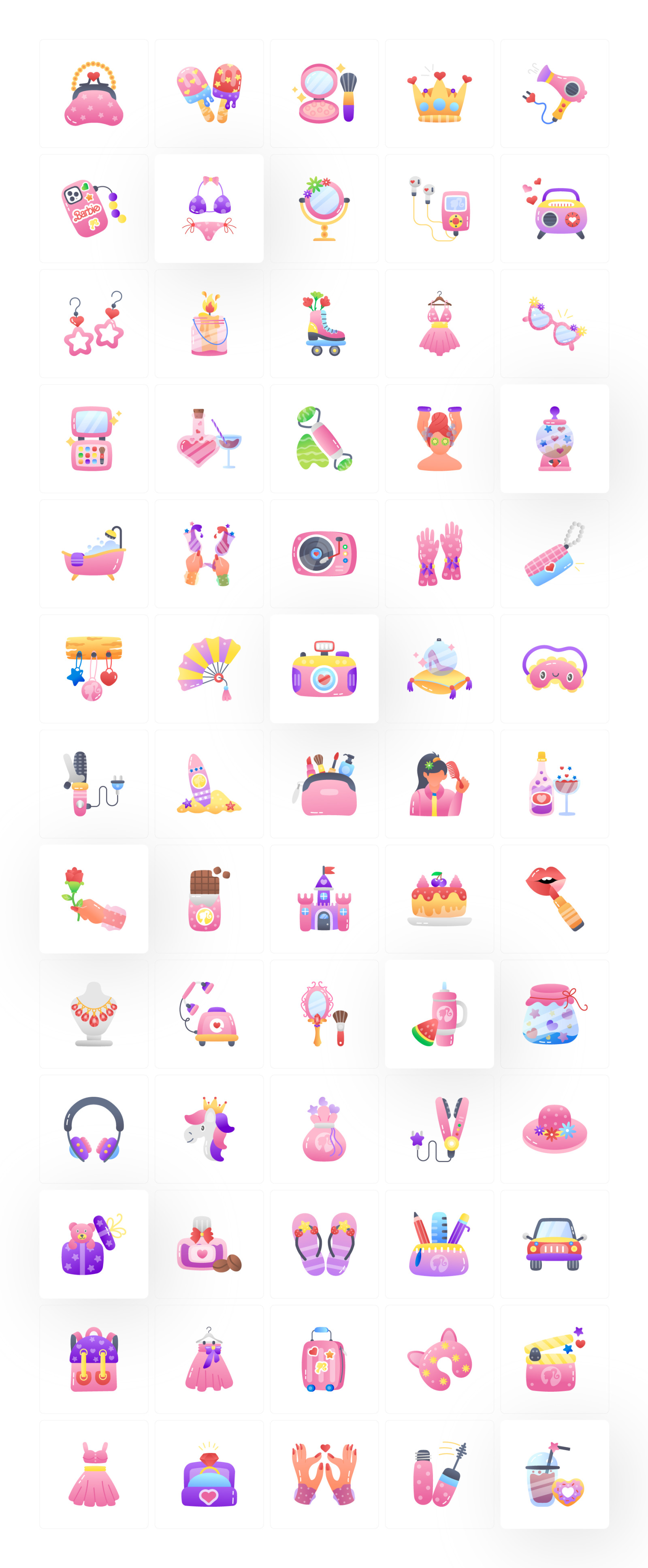 Animated Barbie Icons Animated Barbie Icons