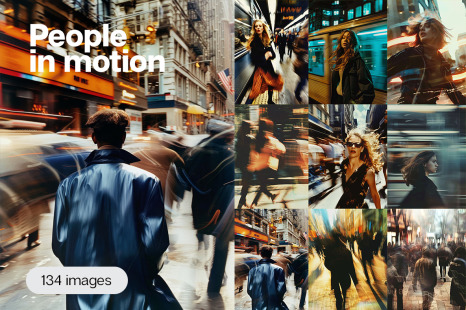 People in motion - 134 images - Speed