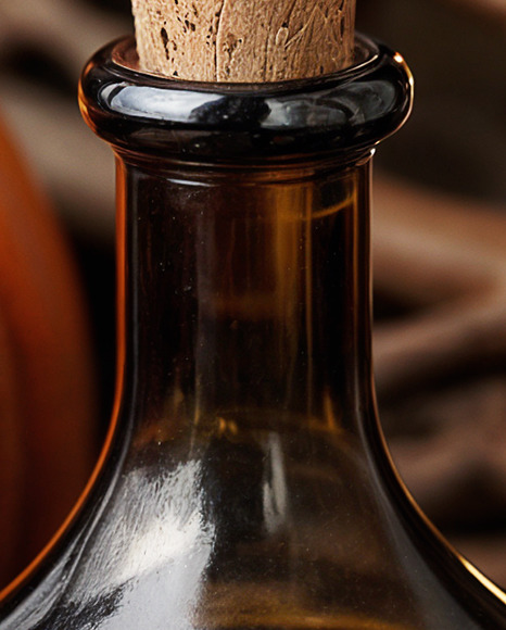 Amber Square Oil Tincture Bottle with Candles and Pumpkin Mockup Amber Square Oil Tincture Bottle with Candles and Pumpkin Mockup