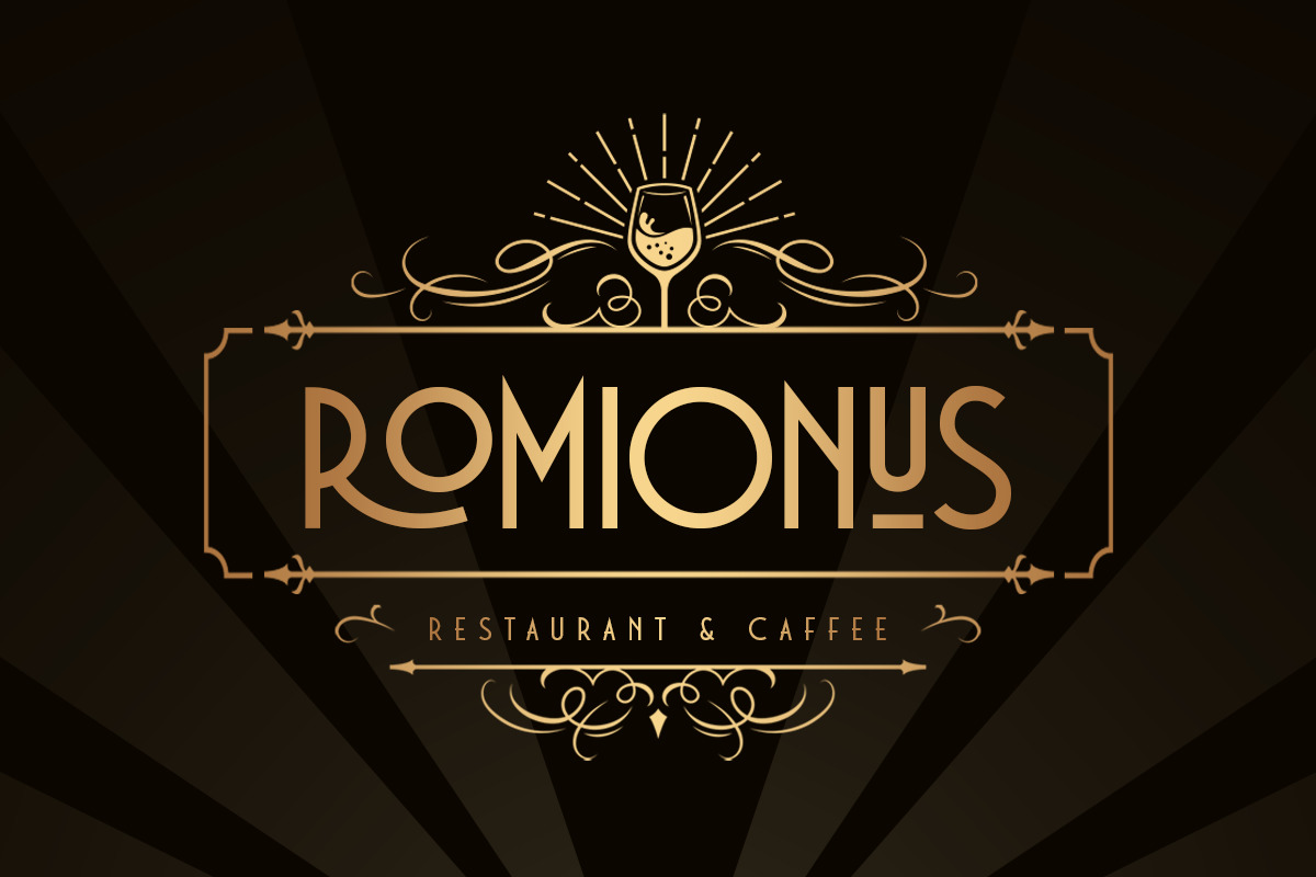 Growing - Luxury Modern Art Deco Font Growing - Luxury Modern Art Deco Font