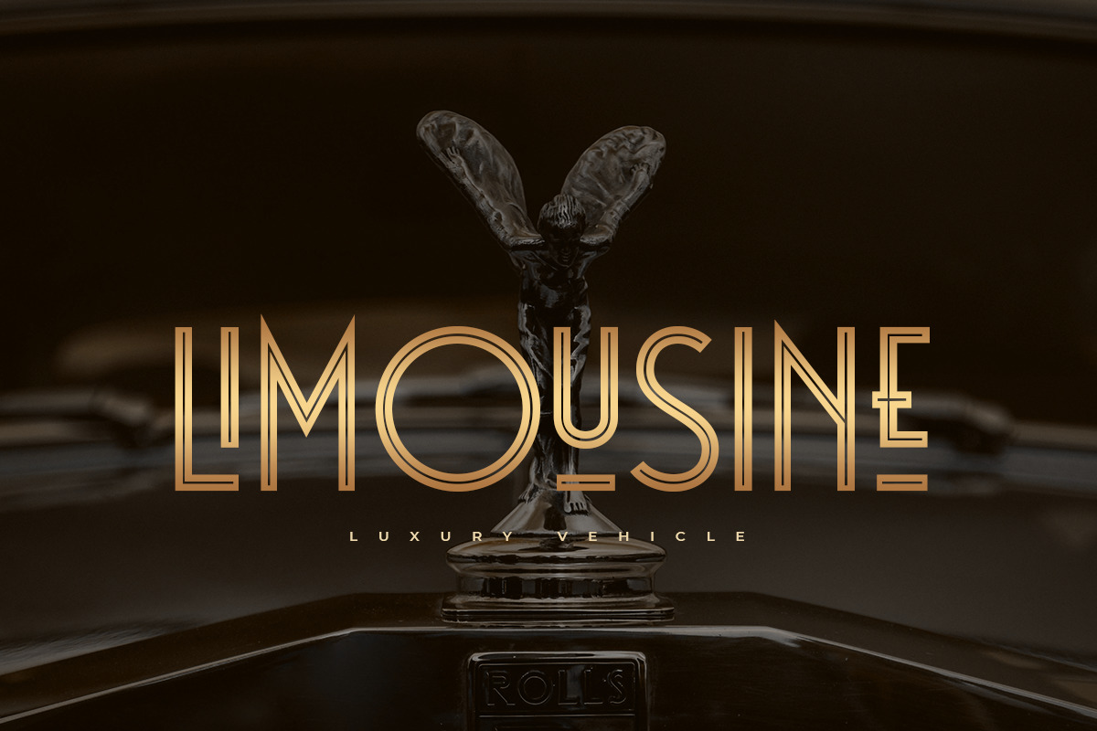 Growing - Luxury Modern Art Deco Font Growing - Luxury Modern Art Deco Font