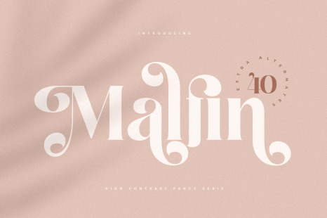 Malfin - Love Luxury Cursive Serif - Cursive