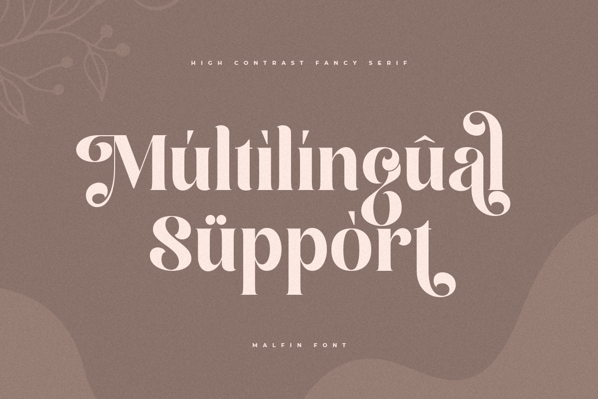 Malfin - Love Luxury Cursive Serif