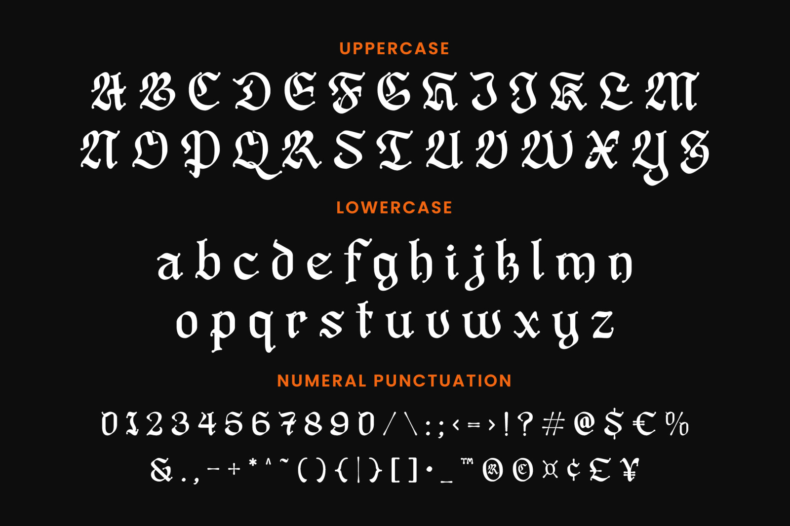 DT Forsaken Blackletter DT Forsaken Blackletter