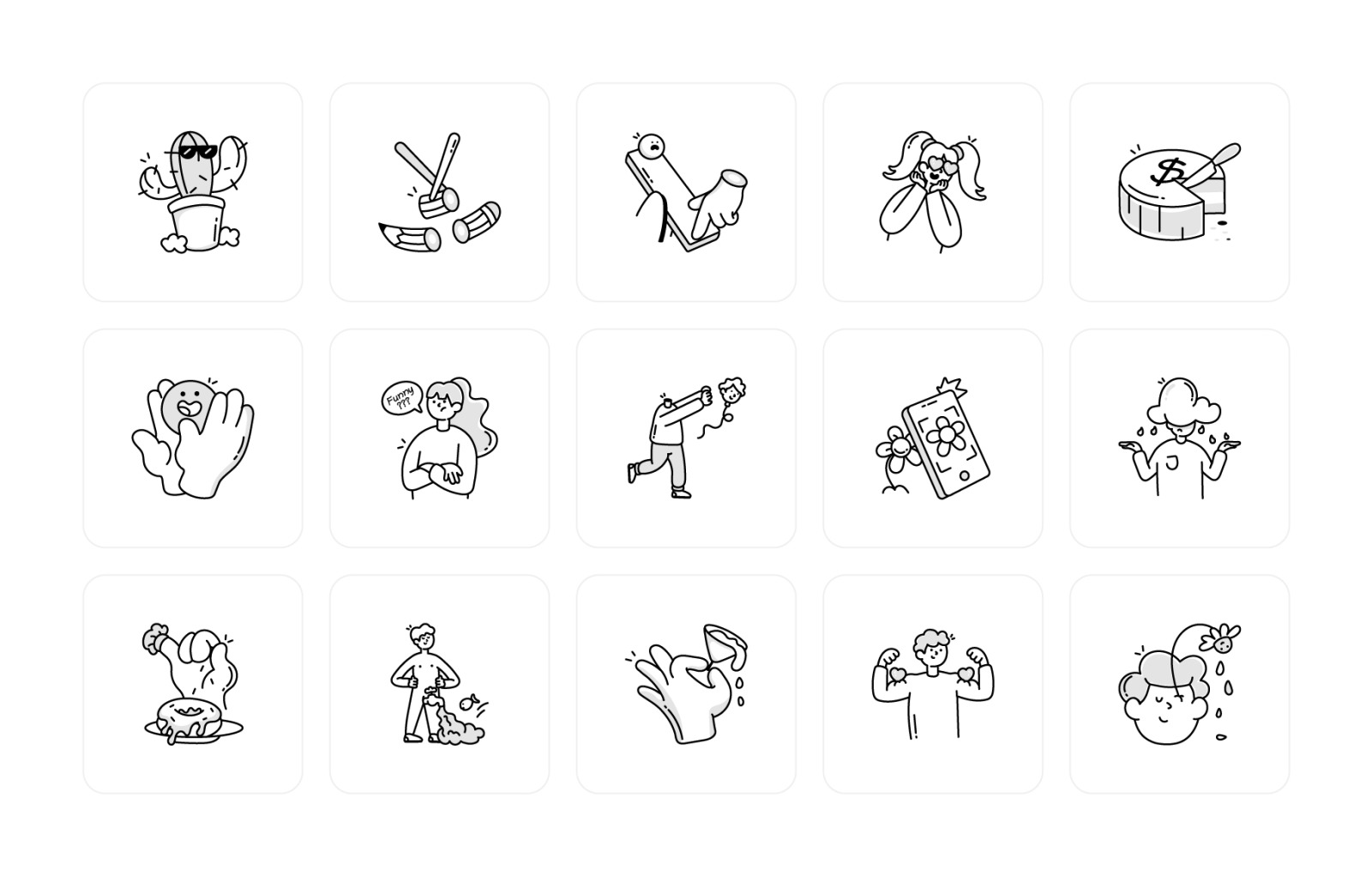 Creative Doodle Icon Pack Creative Doodle Icon Pack