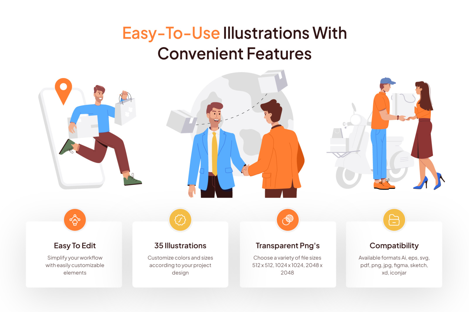 Transportation and Logistics Illustrations