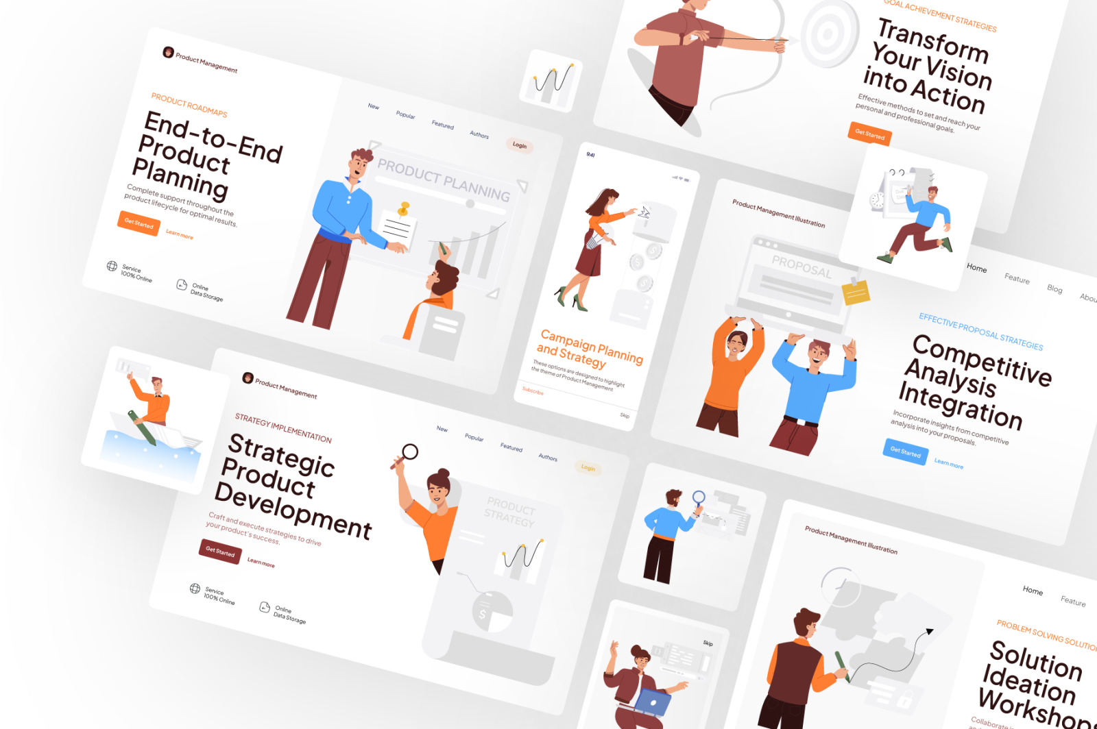 Product Management Illustrations Product Management Illustrations