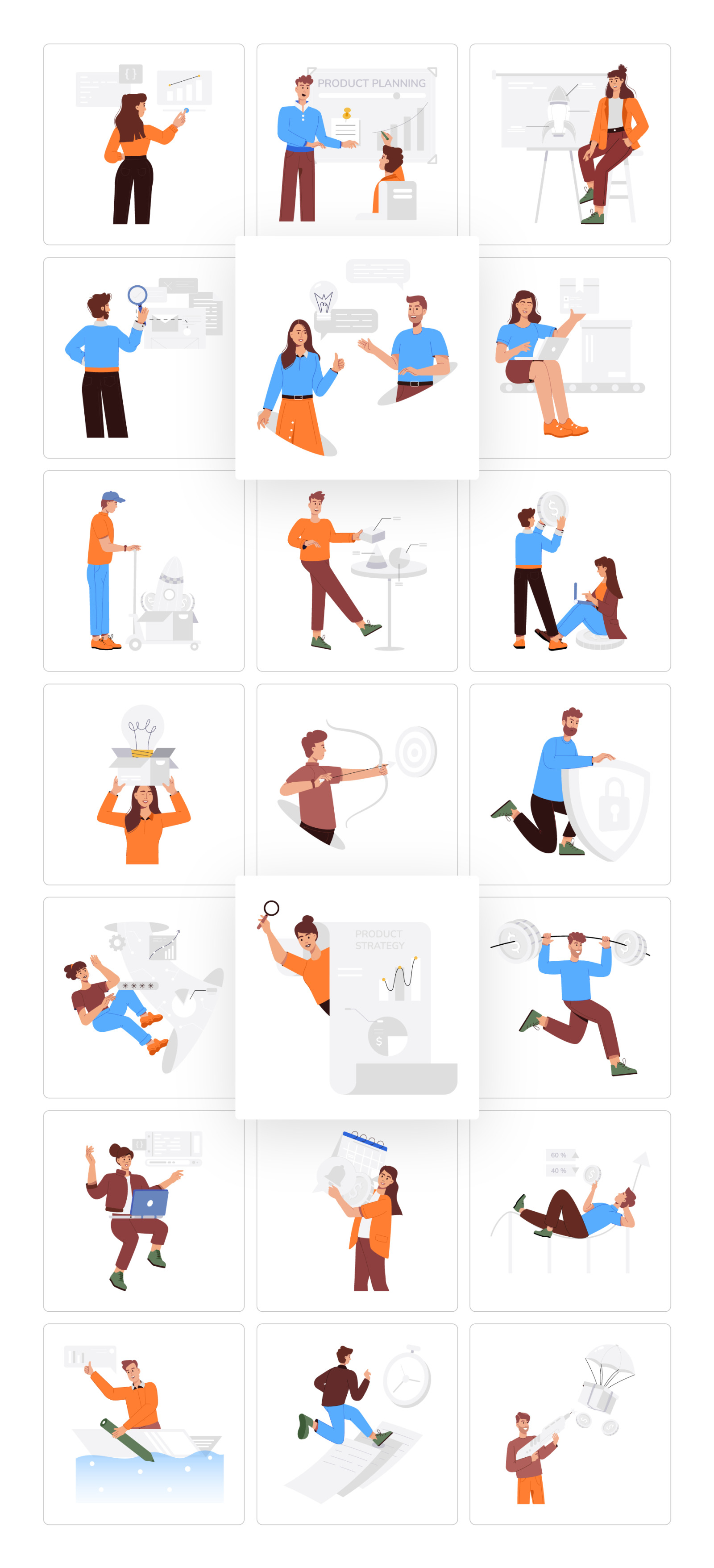 Product Management Illustrations Product Management Illustrations
