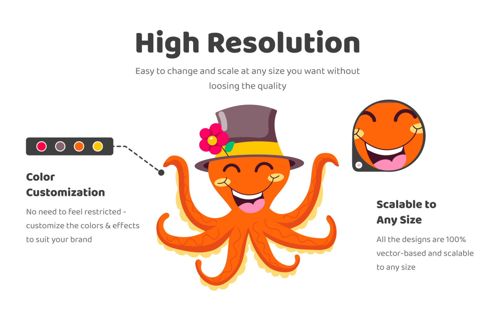 Octopus Cartoon Stickers Octopus Cartoon Stickers