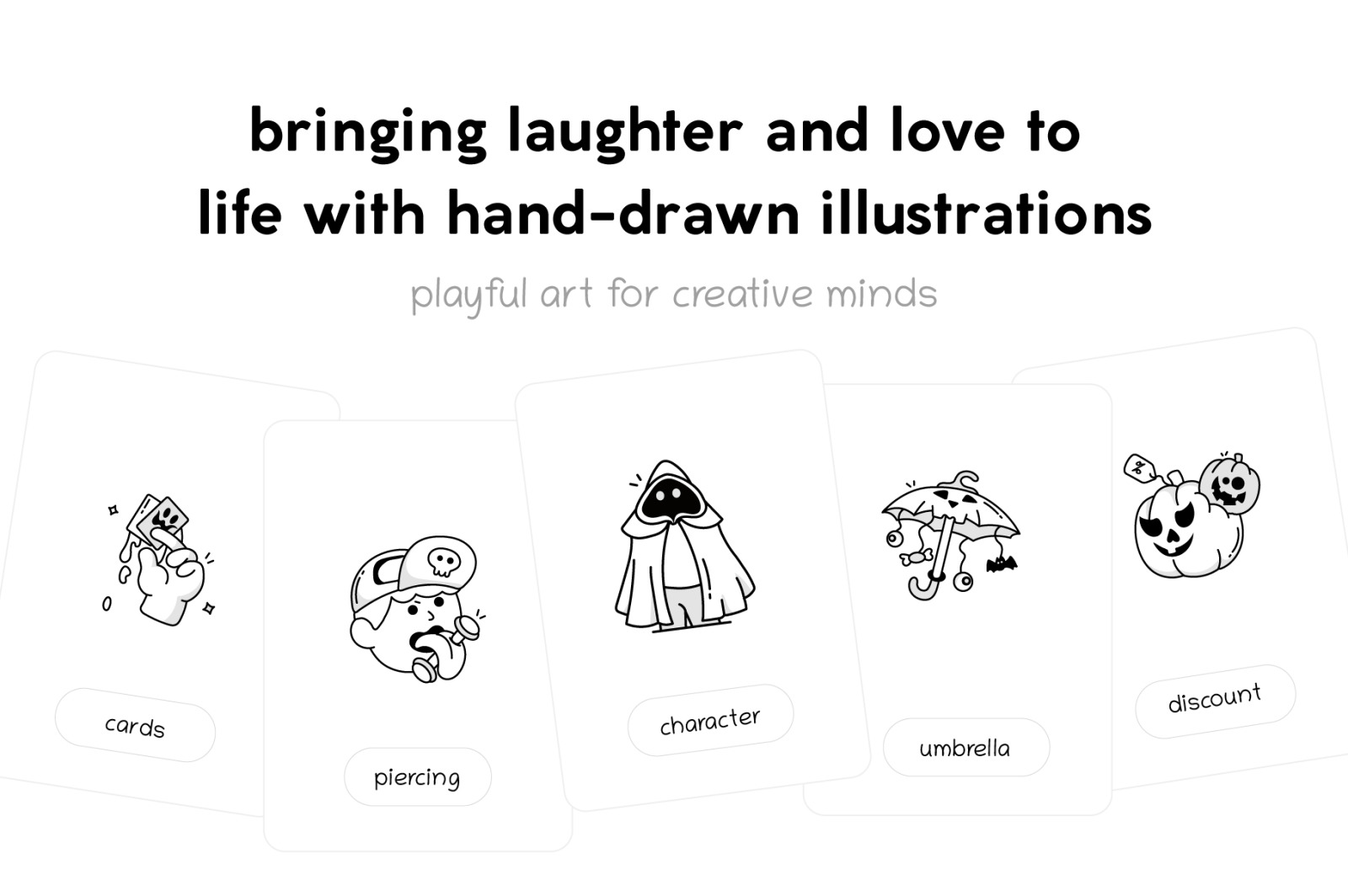 Halloween Doodles Icons Set Halloween Doodles Icons Set
