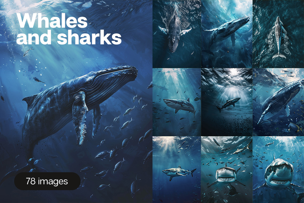 Whales and sharks Whales and sharks