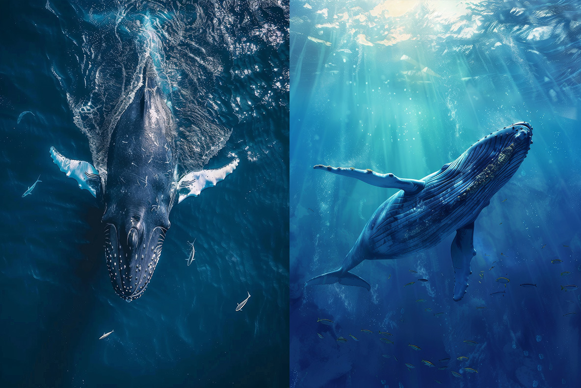Whales and sharks Whales and sharks