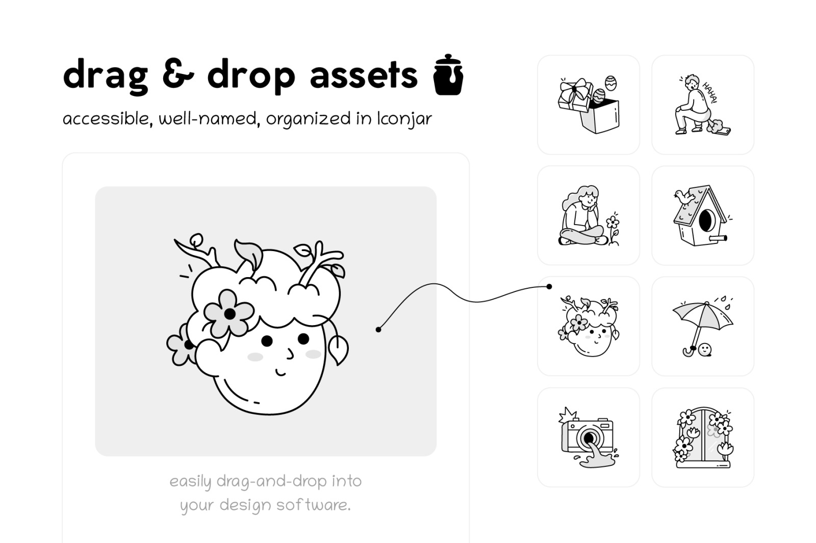 April Doodles Icons Collection