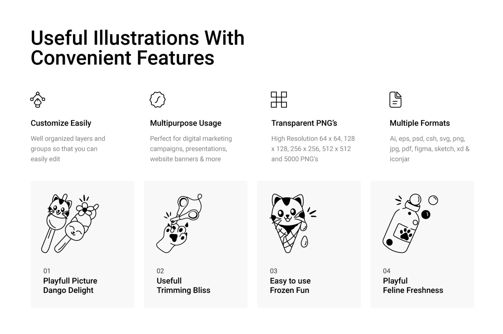 Cute Cat Doodle Icon Pack Cute Cat Doodle Icon Pack