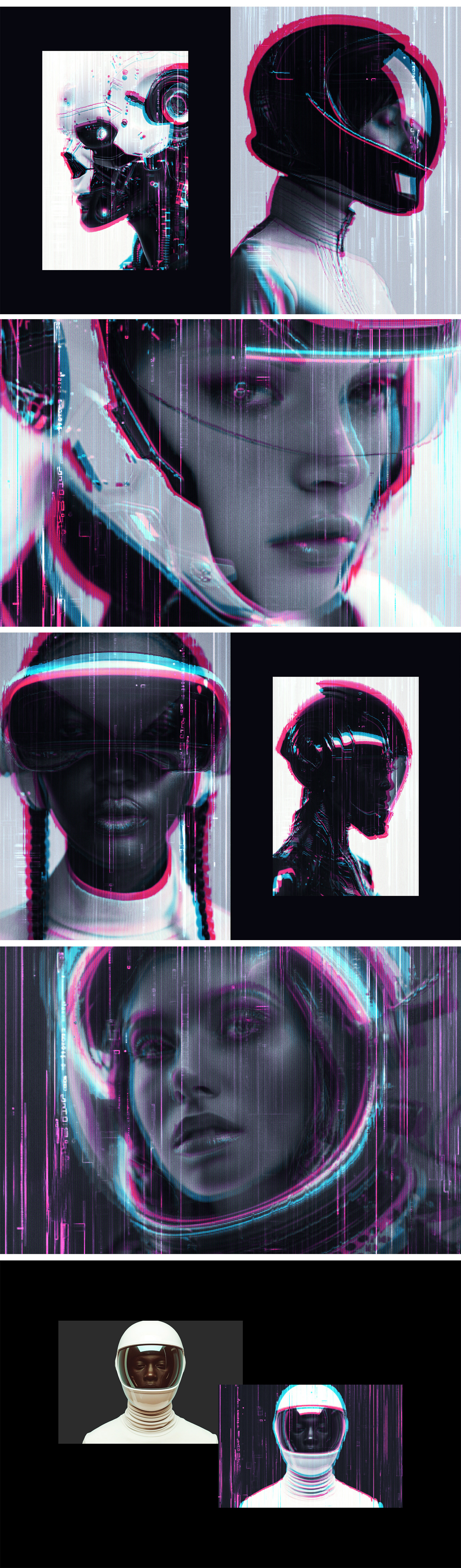 Cyber Glitch Photo Effect Cyber Glitch Photo Effect