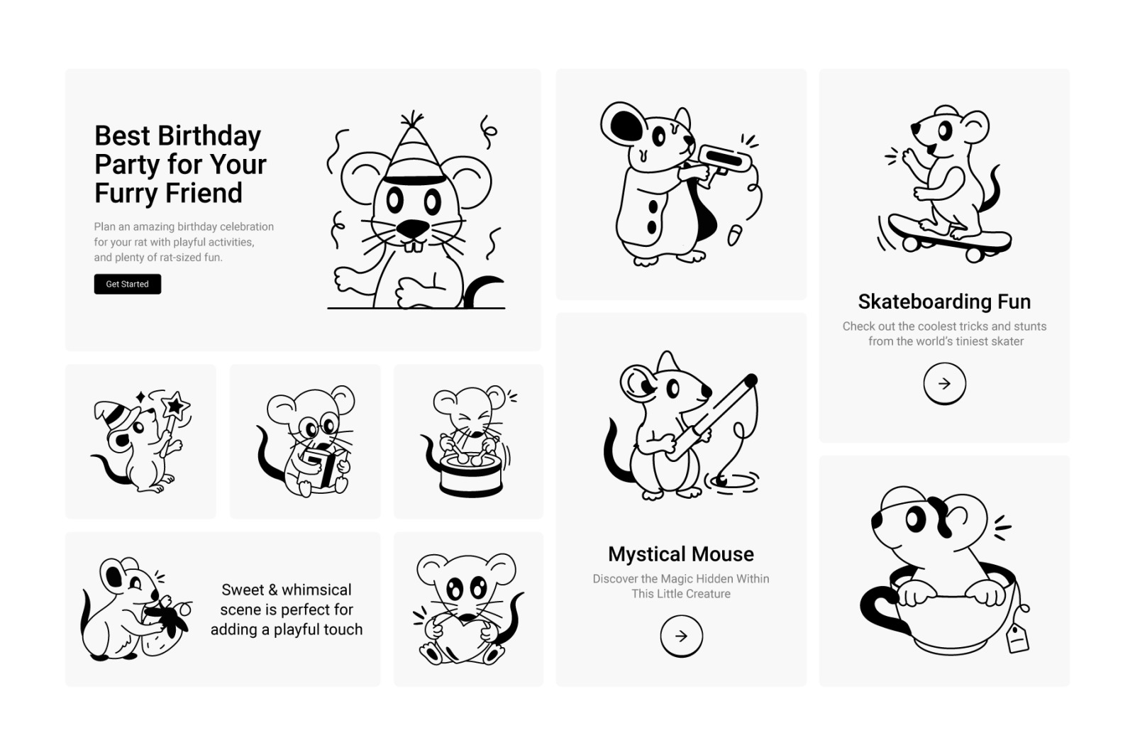50 Rat Icons
