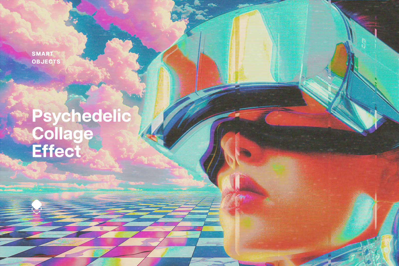 Psychedelic Collage Photo Effect Psychedelic Collage Photo Effect