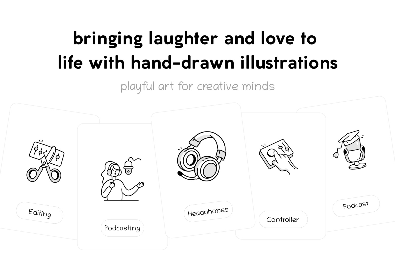Podcast and Communication Icons Podcast and Communication Icons