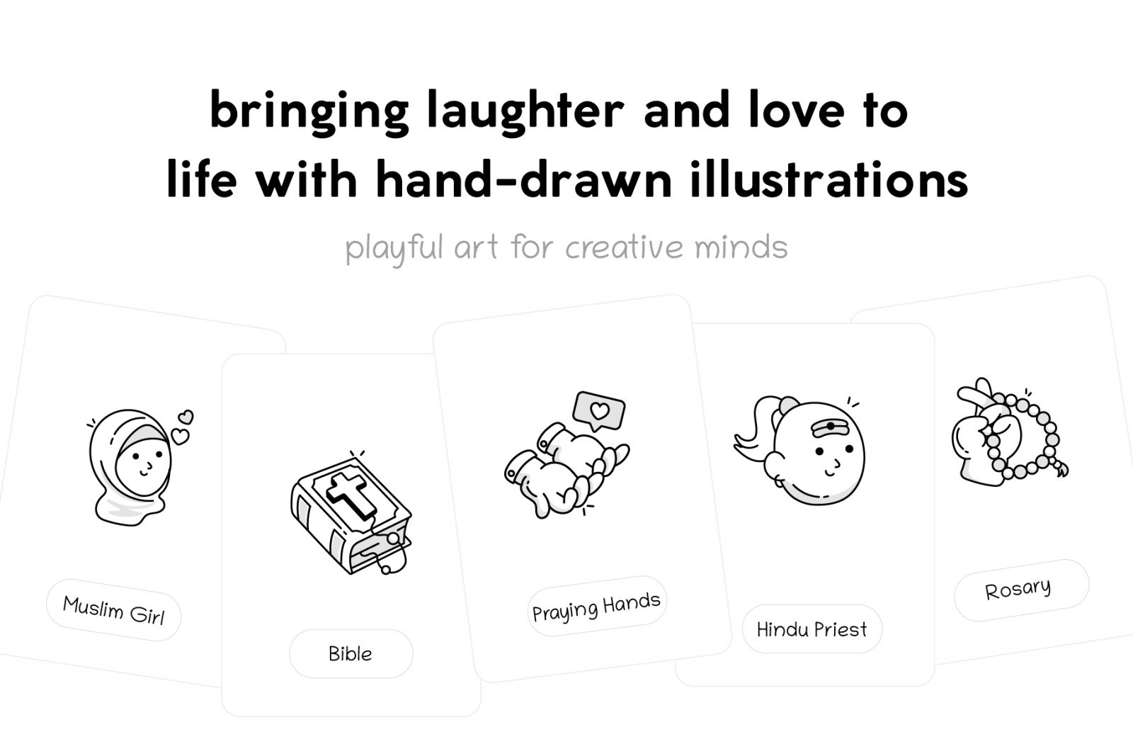 Prayer Doodle Icons Collection Prayer Doodle Icons Collection