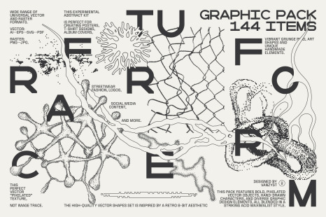 FractureForm Graphic Pack - Hand drawn elements