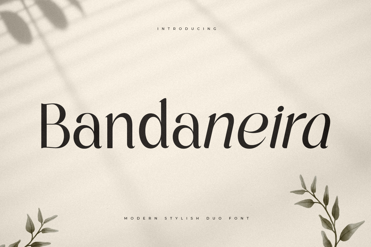 Bandaneira – Modern Stylish Duo Font Bandaneira – Modern Stylish Duo Font