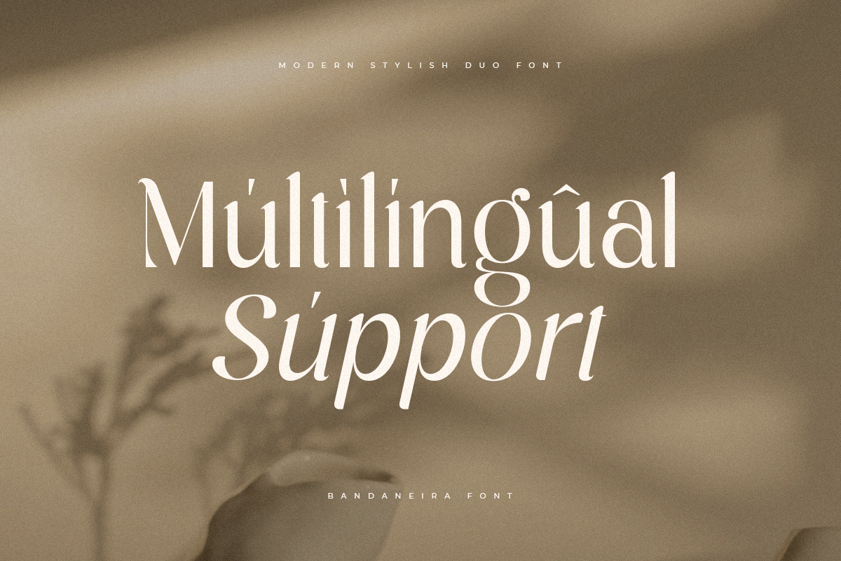 Bandaneira – Modern Stylish Duo Font Bandaneira – Modern Stylish Duo Font