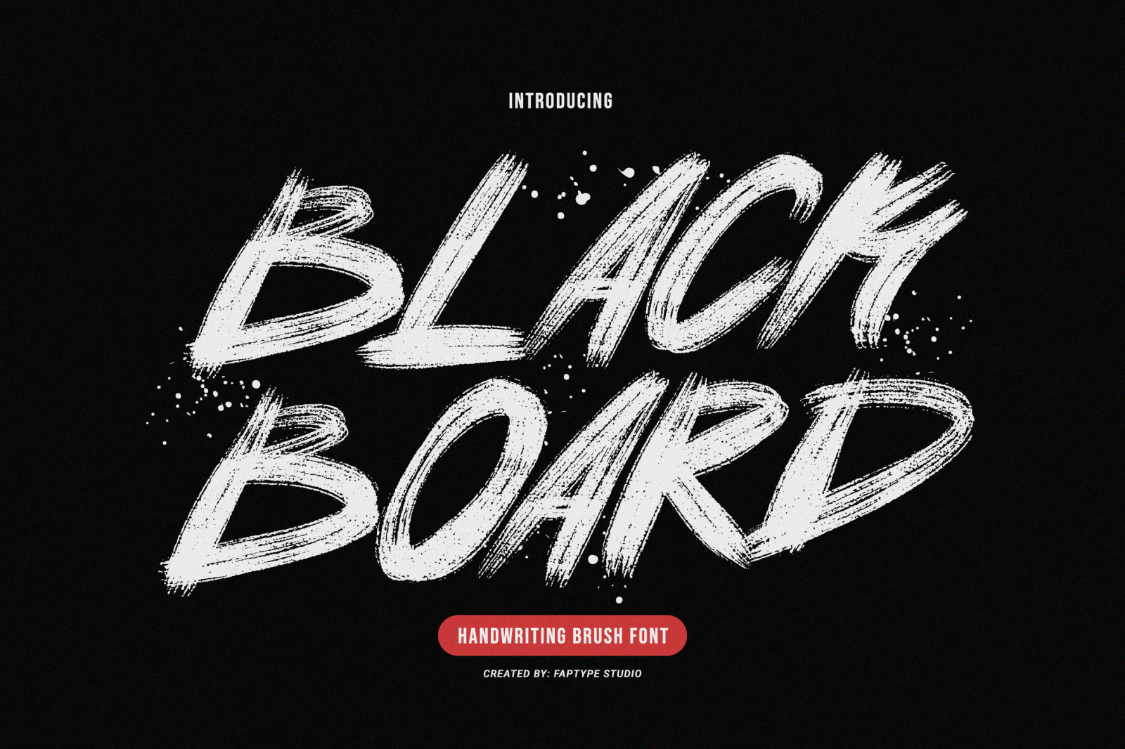 Blackboard | Handwriting Brush Font Blackboard | Handwriting Brush Font