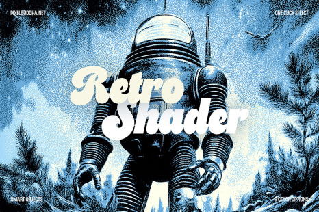 Retro Shader Photo Effect - Riso