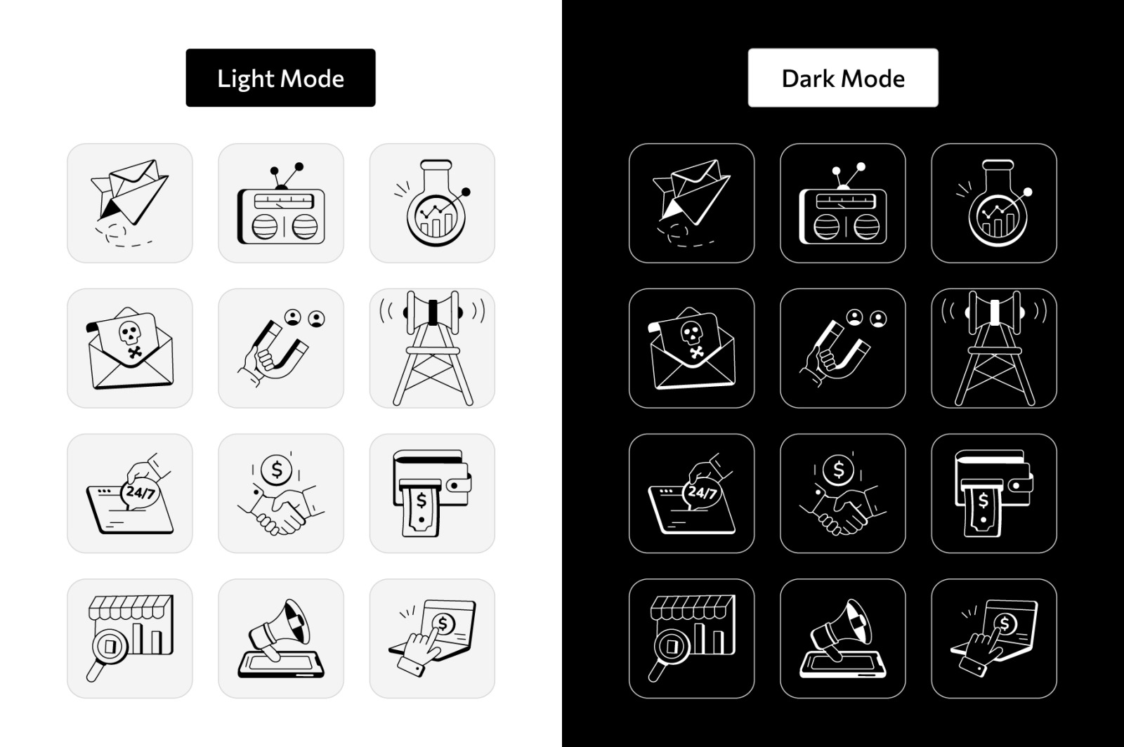 Marketing Icons Marketing Icons