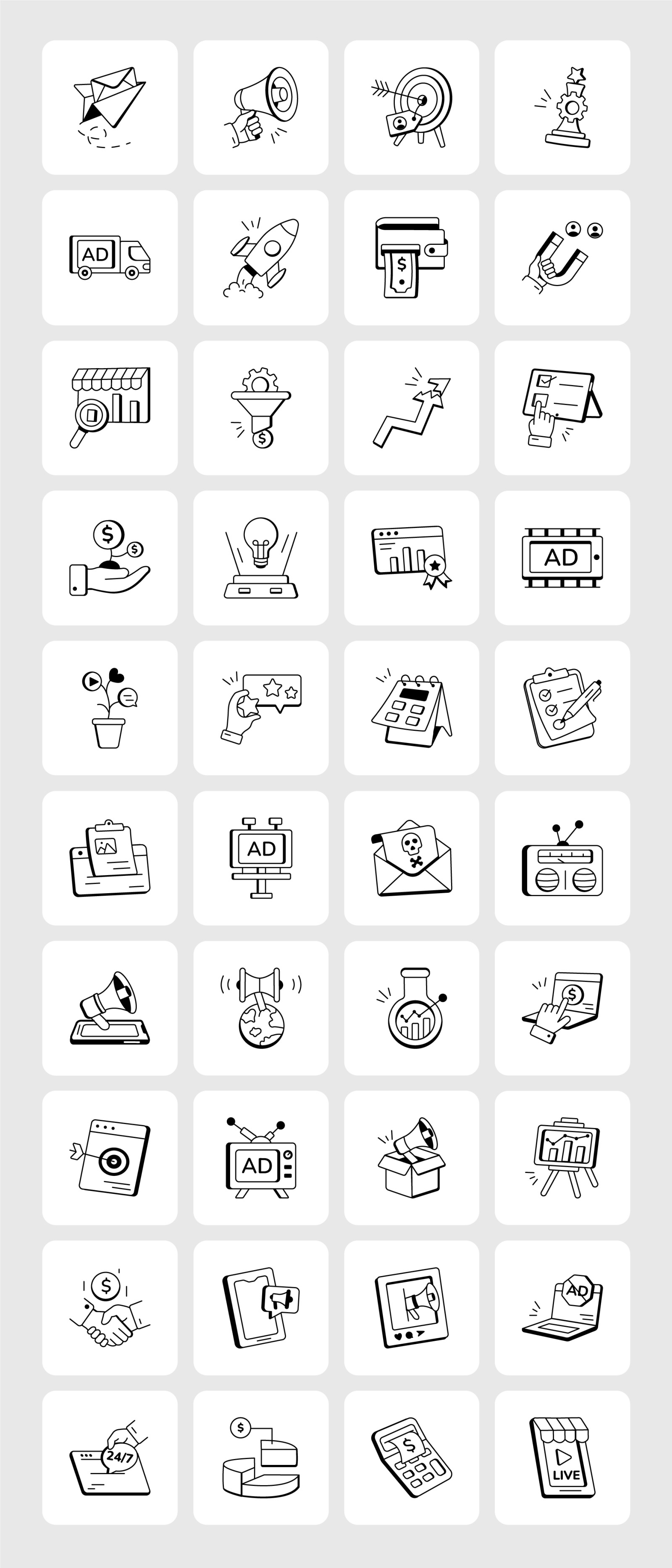 Marketing Icons Marketing Icons