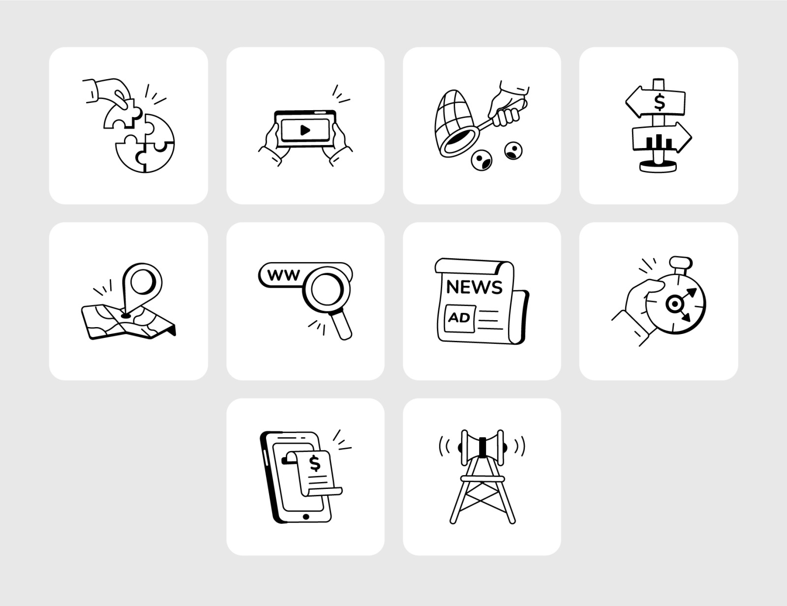 Marketing Icons Marketing Icons