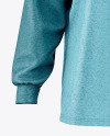 Men's Melange Oversize Sweatshirt Mockup - Front View