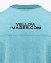 Men's Melange Oversize Sweatshirt Mockup - Back View