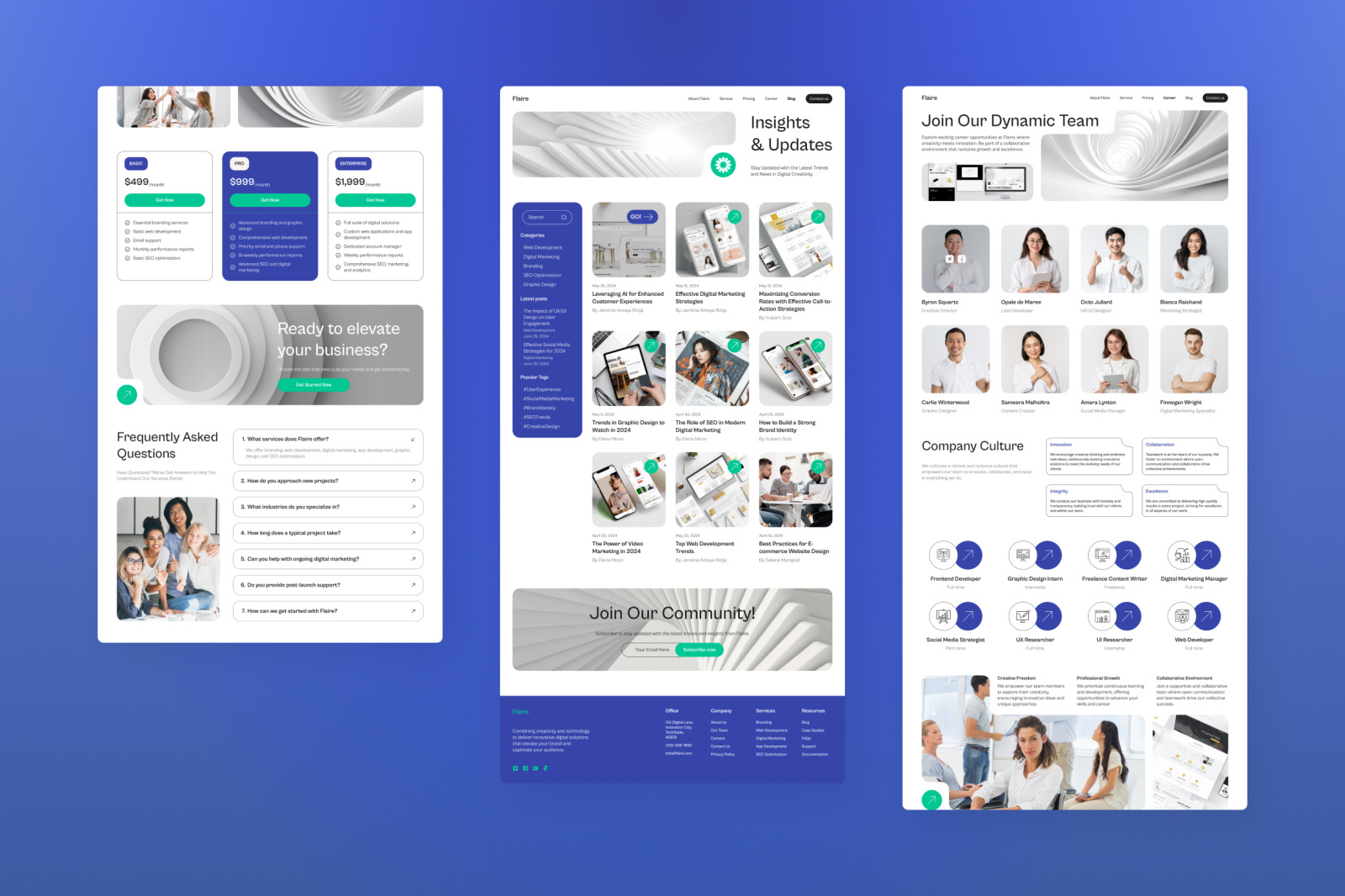 Flaire 2 - Creative Digital Agency Website Flaire 2 - Creative Digital Agency Website