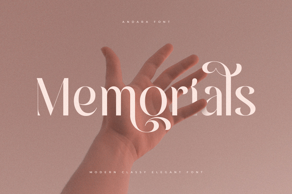 Andara - Luxury Classy Love Font Andara - Luxury Classy Love Font