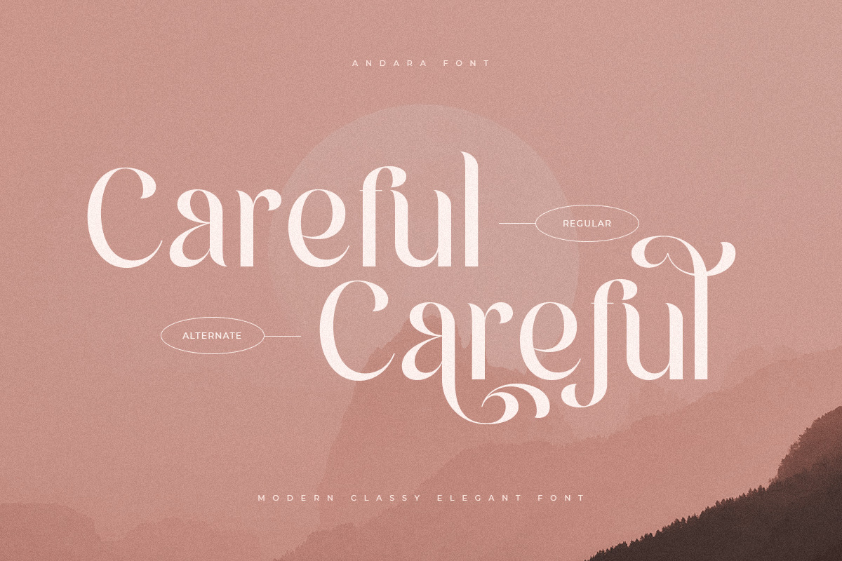 Andara - Luxury Classy Love Font Andara - Luxury Classy Love Font