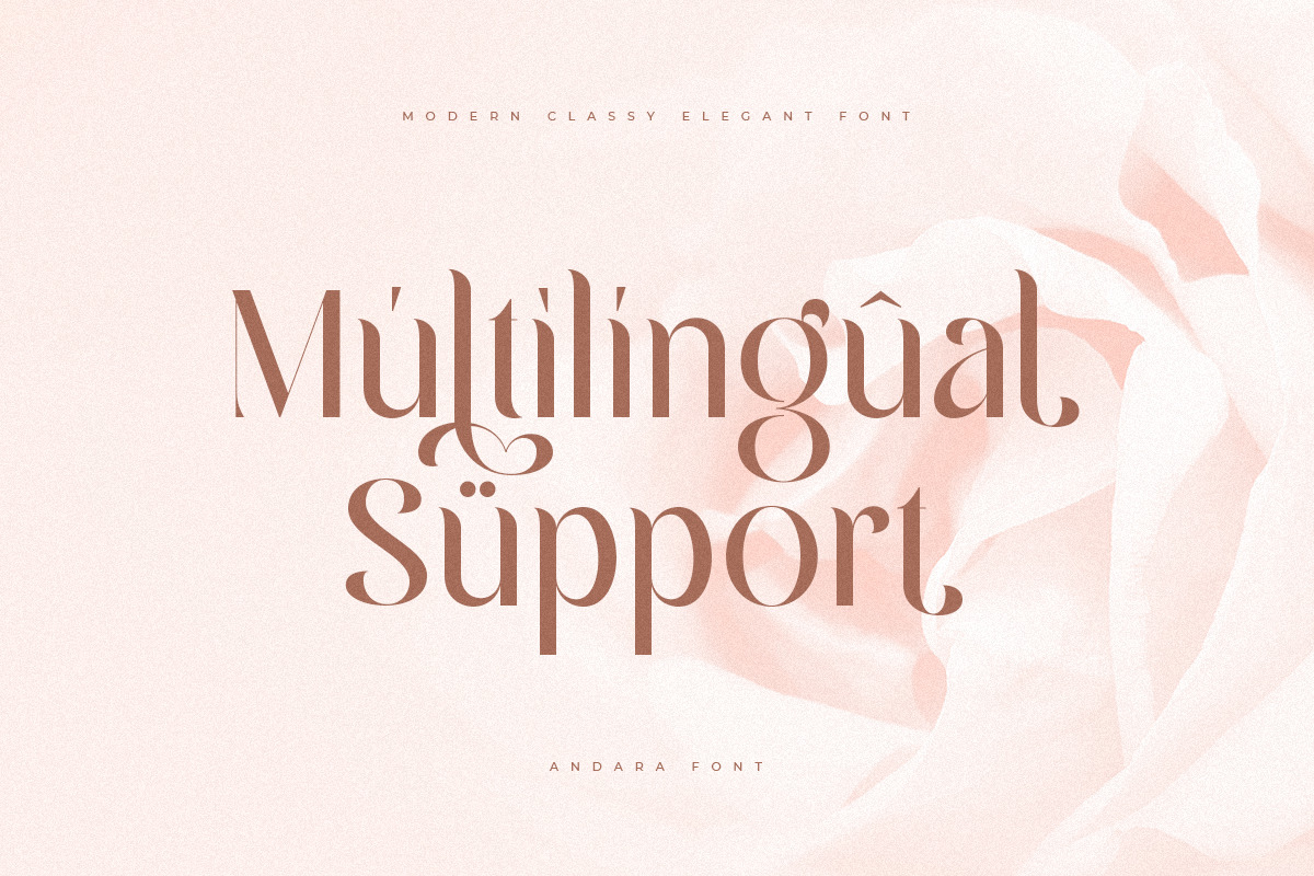 Andara - Luxury Classy Love Font Andara - Luxury Classy Love Font