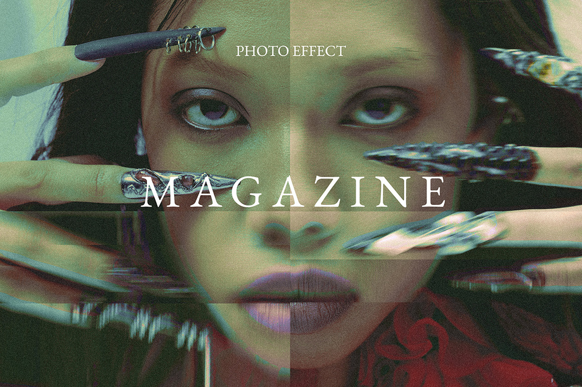 80s Fashion Magazine Photo Effect 80s Fashion Magazine Photo Effect