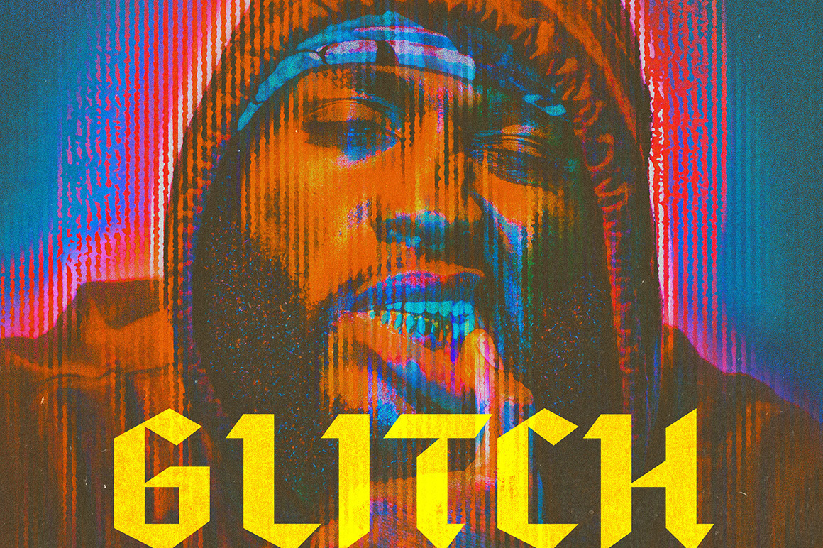 Colorful Glitch Photo Effect Colorful Glitch Photo Effect
