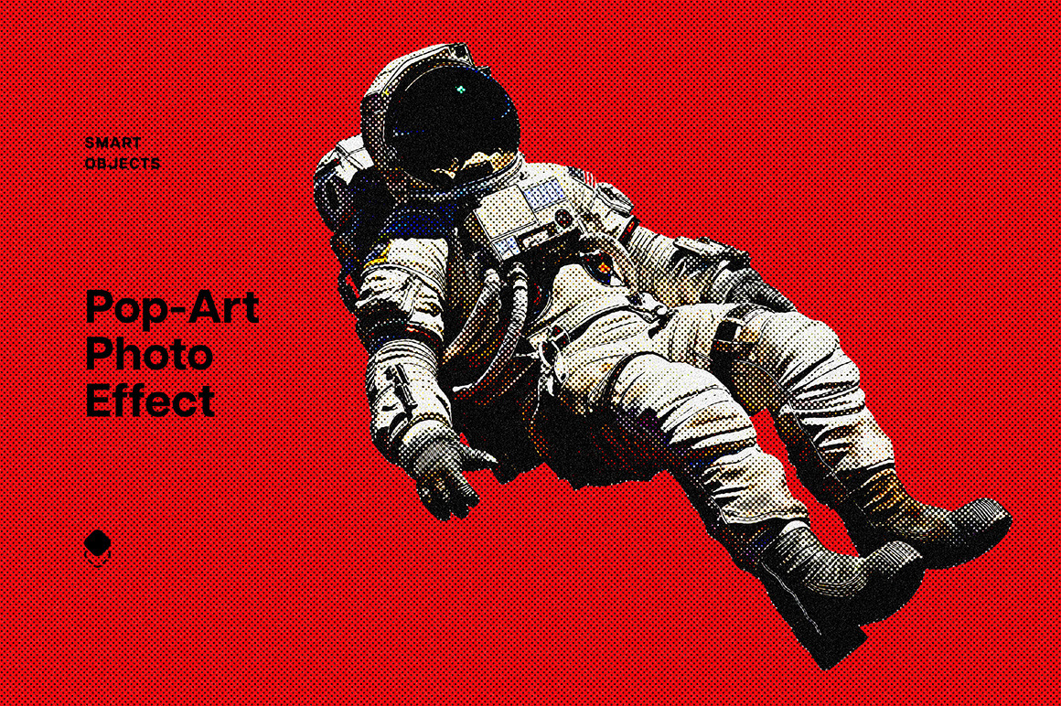 Pop Art Halftone Print Photo Effect Pop Art Halftone Print Photo Effect