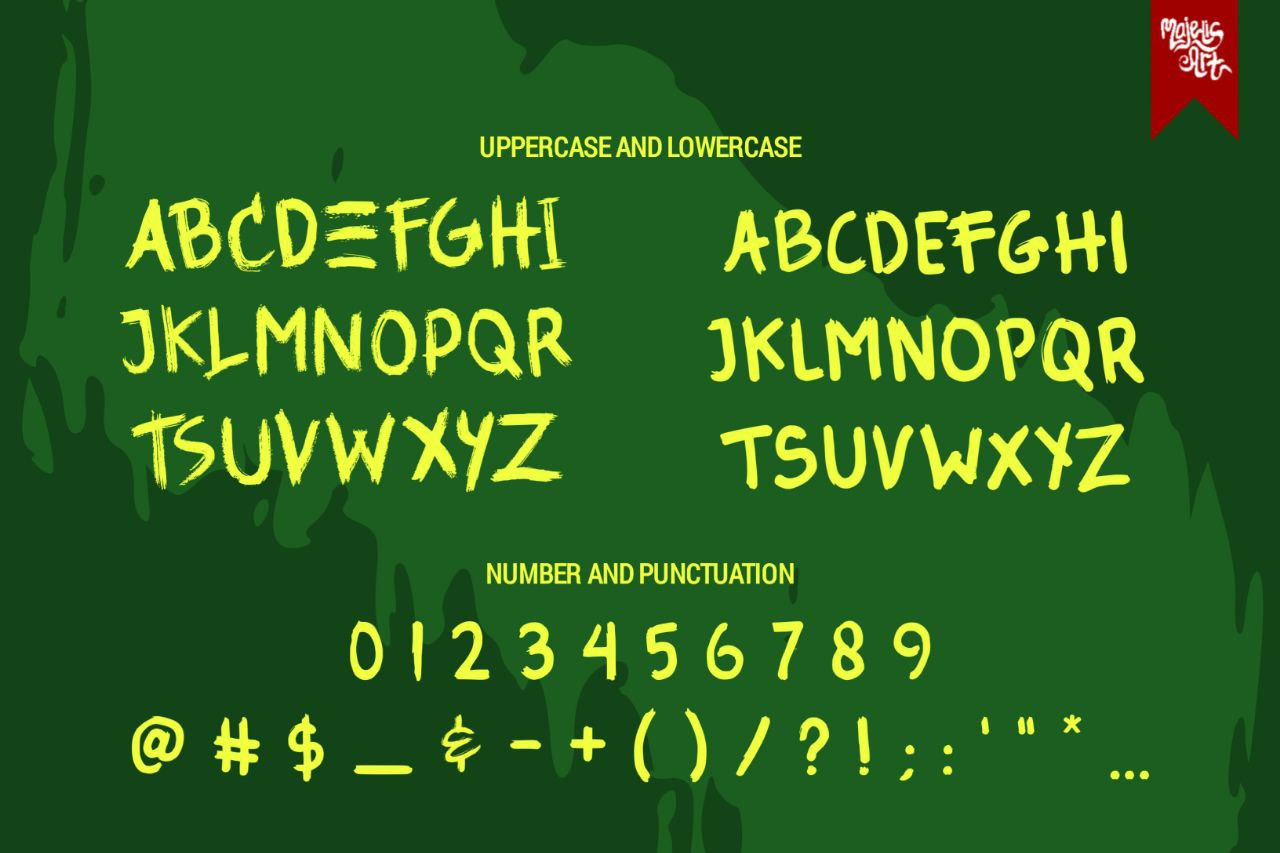 Ricardo Manchiness Font Ricardo Manchiness Font