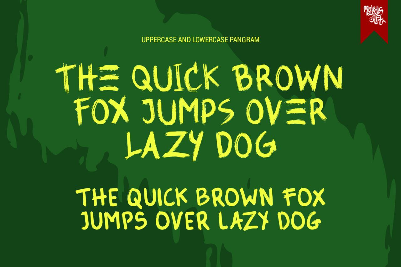 Ricardo Manchiness Font Ricardo Manchiness Font