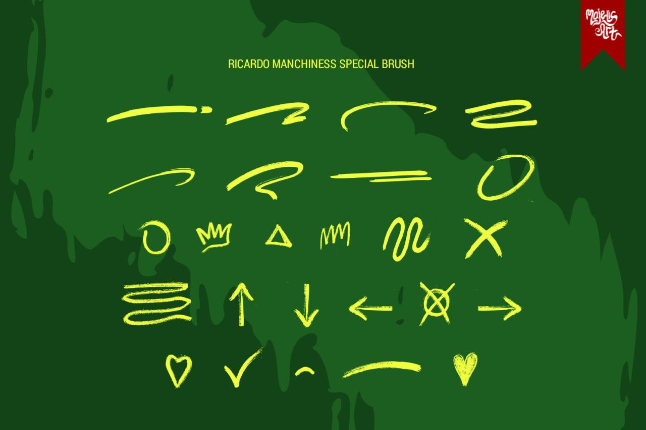 Ricardo Manchiness Font Ricardo Manchiness Font