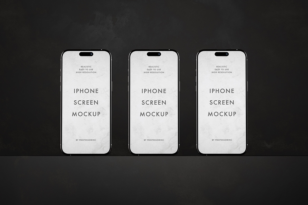 Apple iPhone 15 Pro Max Mockup Set Apple iPhone 15 Pro Max Mockup Set