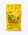 Matte Stand-Up Bag Mockup