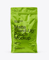 Matte Stand-Up Bag Mockup