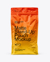 Matte Stand-Up Bag Mockup