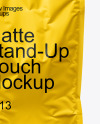 Matte Stand-Up Bag Mockup
